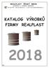 KATALOG VÝROBKÙ FIRMY REALPLAST