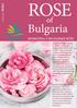 Bulgaria. kosmetika z bulharské růže KATALOG