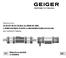 GEIGER RESCUEline (GJ5606 AE100) s elektronickým řízením a akumulátorovým provozem pro venkovní žaluzie