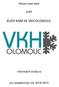 KUDY KAM VE VKH OLOMOUC