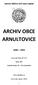 ARCHIV OBCE ARNULTOVICE