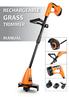 RECHARGEABLE GRASS TRIMMER MANUÁL