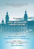 Program XXXIII. MEZINÁRODNÍ KONGRES SKVIMP. na téma. Výživa integruje medicínu: od jednotlivých živin ke klinické praxi