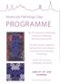 PROGRAMME. Molecular Pathology Days. The 14 th Symposium & Workshop of Molecular Pathology and Histo(cyto)chemistry