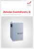 Designové radiátory Komfortní větrání Stropní systémy pro vytápění a chlazení Zařízení pro čištění vzduchu Zehnder ComfoFond-L Q