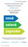 Závazné pokyny pro žadatele a příjemce podpory. z podprogramu Nová zelená úsporám RODINNÉ DOMY. v rámci 3. výzvy k podávání žádostí