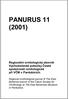 PANURUS 11 (2001) Regionální ornitologický sborník Východo eské pobo ky eské spole nosti ornitologické p i V M v Pardubicích.