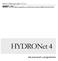 Sweco Hydroprojekt CZ a.s. WINPLAN systém programů pro projektování vodohospodářských liniových staveb. HYDRONet 4. Jak pracovat s programem