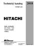 HITACHI. Technický katalog včetně cen. Splity, multisplity SET FREE - VRF Tepelná čerpadla Chillery