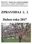 ZPRAVODAJ č. 2. Duben roku 2017