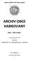 ARCHIV OBCE HABROVANY