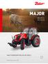 MAJOR MAJOR CL MAJOR HS MALÝ POMOCNÍK PRO VELKÉ ÚKOLY. Traktor je Zetor. Od roku 1946.