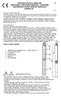 PŮVODNÍ NÁVOD K OBSLUZE 6 MONTÁŽNÍ A PROVOZNÍ PŘEDPISY - PONORNÉ ODSTŘEDIVÉ VÍCESTUPŇOVÉ ČERPADLO 3,5SEm3/18 CZ2016