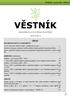 VĚSTNÍK MINISTERSTVA ŽIVOTNÍHO PROSTŘEDÍ.   OBSAH. Rozhodnutí ministra_kubíčková.pdf