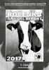 ČR HOLSTEIN CATTLE BREEDERS ASSOCIATION OF THE CZECH REPUBLIC ROČENKA ANNUAL REPORT