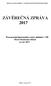 ZÁVĚREČNÁ ZPRÁVA 2017 Provozování Sportovního centra mládeže v OB Moravskoslezské oblasti za rok 2017