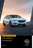 Produktové informace OPEL INSIGNIA B. Katalog příslušenství Opel.