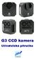 G3 CCD kamera. Uživatelská příručka
