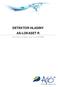 DETEKTOR HLADINY AS-LOKASET R NÁVOD K OBSLUZE A ÚDRŽBĚ
