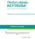 Příručka k přípravku KEYTRUDA. (pembrolizumab) Informace pro pacienty. Informace pro pacienty