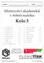 Mistrovství akademiků v řešení sudoku. Kolo Klasika Palindromy 6. Nepravidelné. 16. Římské (XV) 7. Rozdílovka