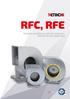 RFC, RFE. Radiální ventilátory s přímým pohonem Directly driven radial fans 2018 TD10.14