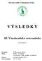 Plavecký oddíl TJ Bohemians Praha V Ý S L E D K Y. 42. Vinohradská veteraniáda.