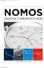 FLASHBACK NOMOS GLASHÜTTE NOMOS ZNAČKA Z KRUŠNÝCH HOR. Barevná škála číselníků modelu Nomos Ahoi Neomatic 62 WATCH MAGAZINE