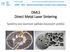 DMLS Direct Metal Laser Sintering