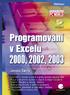 Programování v Excelu 2000, 2002, 2003