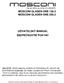 MOSCONI GLADEN ONE 70.6 MOSCONI GLADEN ONE MOSCONI GLADEN ONE UŽIVATELSKÝ MANUÁL BEZPEČNOSTNÍ POKYNY