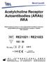 Acetylcholine Receptor Autoantibodies (ARAb) RRA