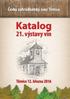 Katalog. 21. výstavy vín