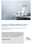 Veletrh FOOD AFRICA 2017