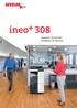 ineo+ 308 barevně 30 str/min černobíle 30 str/min