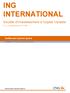 ING INTERNATIONAL. Société d'investissement à Capital Variable. Auditovaná výroční zpráva. R.C.S. Luxembourg N B
