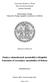 Funkce sekundárních metabolitů u lišejníků Functions of secondary metabolites of lichens