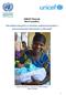 UNICEF Rwanda Návrh projektu: Zkvalitňování péče za účelem snížení mateřské a novorozenecké úmrtnosti ve Rwandě