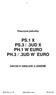 PS.1 X PS.3 /.3UD X PH.1 W EURO PH.3 /.3UD W EURO