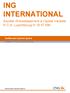 ING INTERNATIONAL. Société d'investissement à Capital Variable R.C.S. Luxembourg N B Auditovaná výroční zpráva