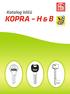 Katalog klíčů KOPRA H & B