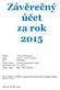 Závěrečný účet za rok 2015