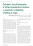 Zahájení inzulinoterapie a titrace bazálního inzulinu u pacientů s diabetes mellitus 2. typu