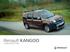 Renault KANGOO. Uživatelská příručka