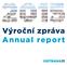 Výroční zpráva Annual report