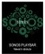 SONOS PLAYBAR. Návod k obsluze