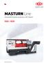 MASTURN Line. 550i / 820i. Univerzální hrotové soustruhy s CNC řízením.