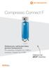Compresso Connect F. Zařízení pro udržování tlaku pomocí kompresorů Pro soustavy vytápění do 4 MW a soustavy chlazení do 6 MW