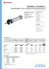 RA/8000/L2, RA/8000/L4 (ISO/VDMA/NFE) Válce se zajišťovacími jednotkami pístnic Dvojčinné - Ø 32 až 125 mm