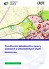 Prověřování aktuálnosti a úpravy územních a urbanistických studií